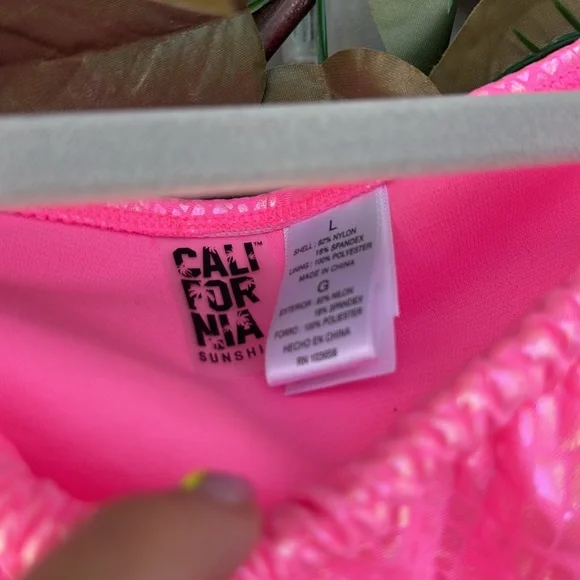 Shimmer Print Bikini Bottoms - Picture 5 of 7